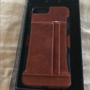 Brown Leather Phone Case